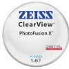 Lenses ZEISS | Zeiss Zeiss Clearview - Photofusion X - Hi-Index 1.67 - Single Vision Lenses