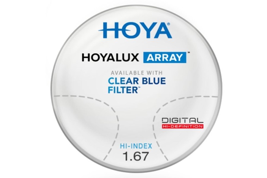 Lenses Hoya | Hoya Hoyalux Array 2 - Hi-Index 1.67 - Progressive Lenses