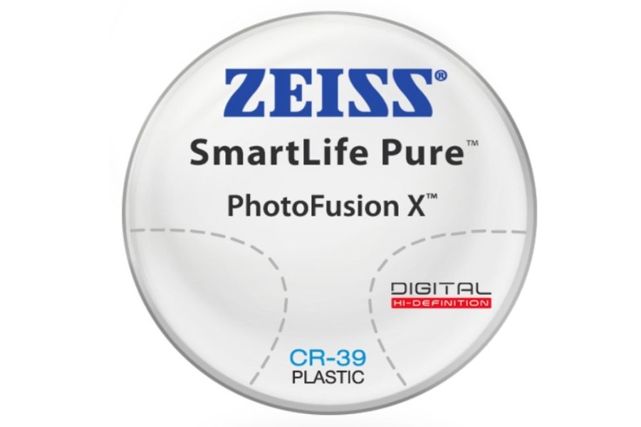 Lenses ZEISS | Zeiss Zeiss® Smartlife Pure - Photofusion X® - Plastic Cr-39 Lenses