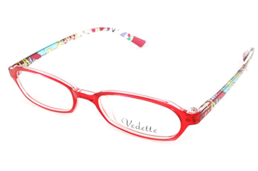 Eyeglasses Vedette | Vedette Ve9155 Eyeglasses Red