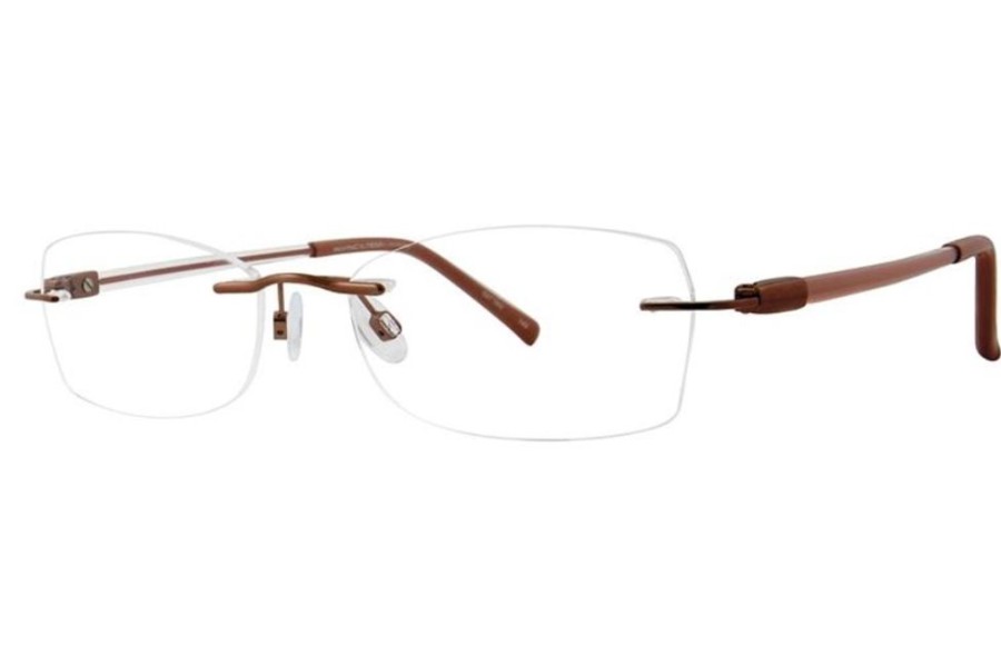 Eyeglasses Invincilites | Invincilites Sigma Shape 201 Eyeglasses 097 Tan