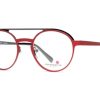 Eyeglasses Xavier Garcia | Xavier Garcia Heidi Eyeglasses C4 Black/Red