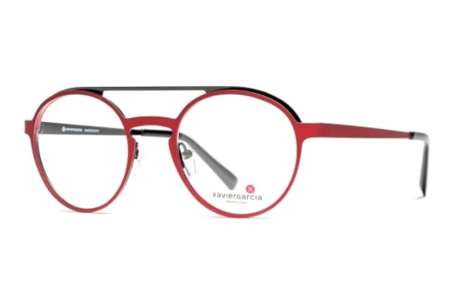 Eyeglasses Xavier Garcia | Xavier Garcia Heidi Eyeglasses C4 Black/Red