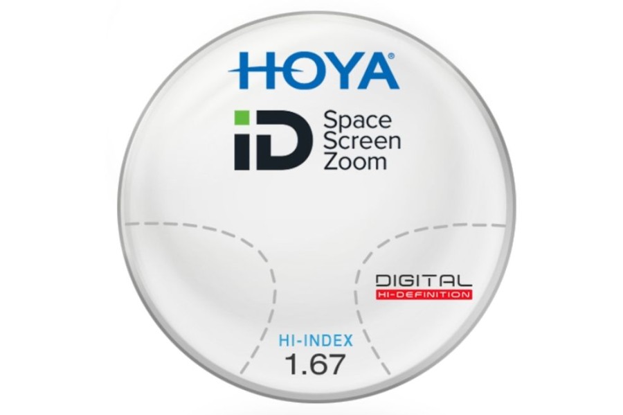 Lenses Hoya | Hoya Hoyalux /Screen/Zoom - Hi-Index 1.67 - Progressive Lenses