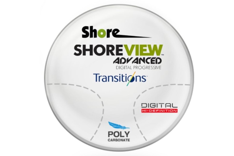 Lenses Shore Lens | Shore Lens Shoreview Digital Advanced - Transitions Signature® - Polycarbonate - Progressive Lenses