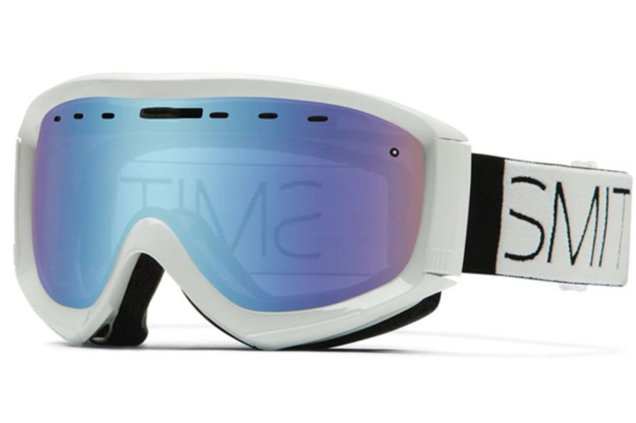 Goggles Smith Optics | Smith Optics Prophecy Continued Goggles White Block Blue Sensor Mirror