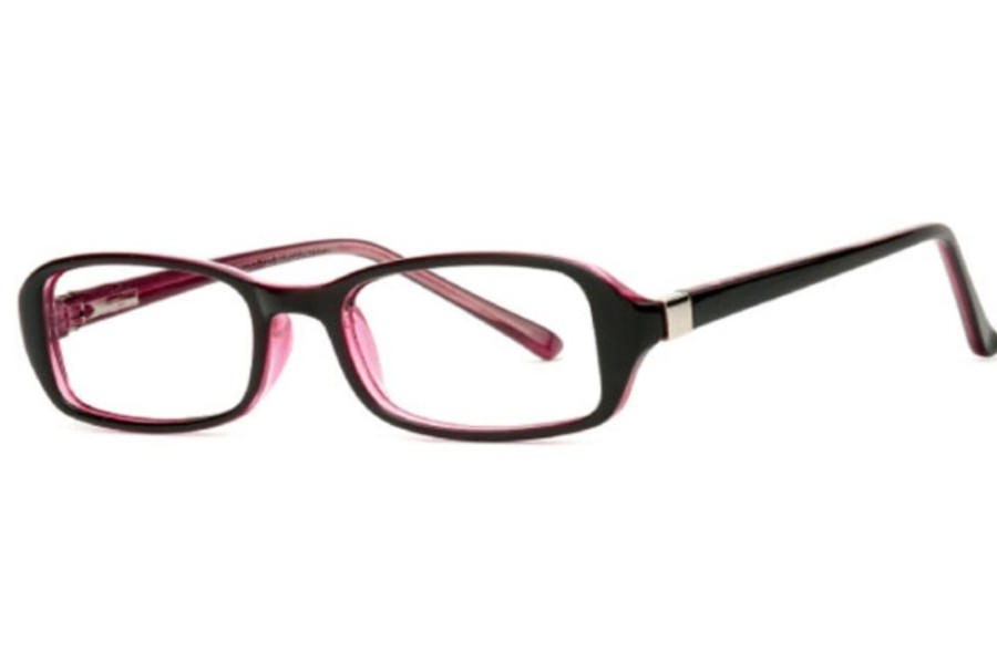 Eyeglasses Clariti Smart | Clariti Smart S7107 Eyeglasses Burgundy/Pink