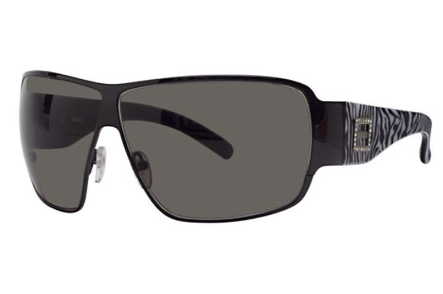 Sunglasses Guess | Guess Gu 6285St Sunglasses Black Zebra W/Grey Lenses