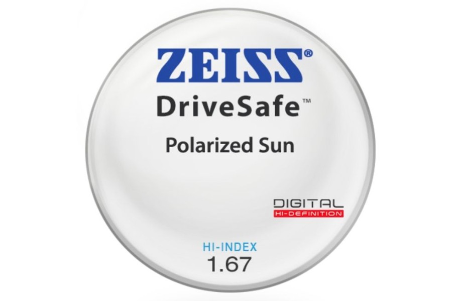 Lenses ZEISS | Zeiss Zeiss Drivesafe - Polarized - Hi-Index 1.67 - Single Vision Lenses