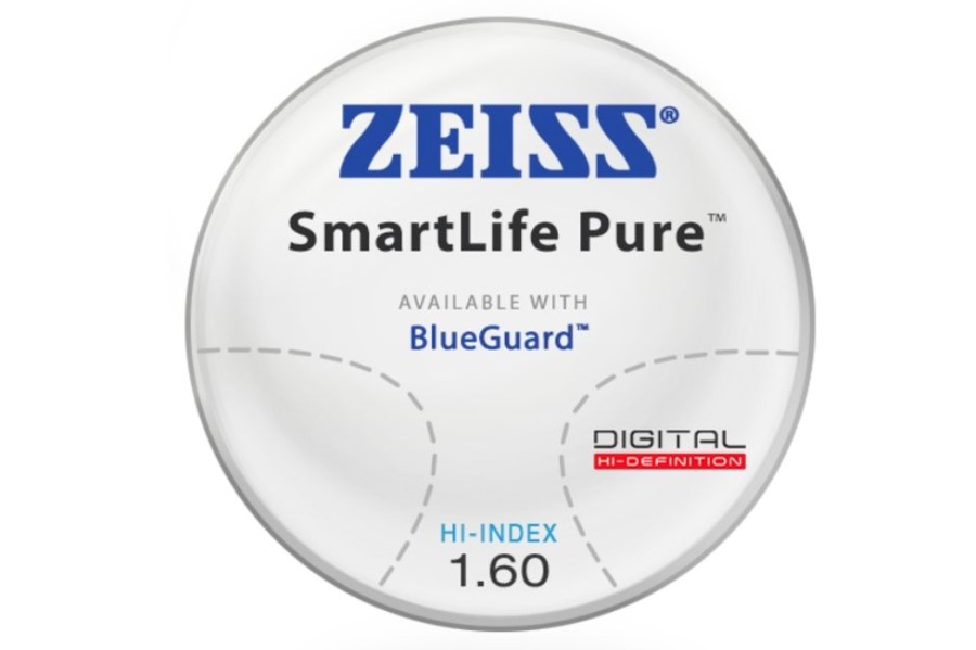 Lenses ZEISS | Zeiss Zeiss® Smartlife Pure - Hi-Index 1.60 Progressive Lenses