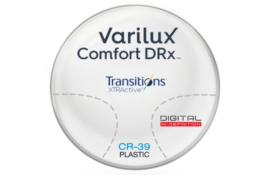 Lenses Varilux | Varilux Varilux Comfort® Drx - Transitions Xtractive® - Cr-39 Plastic - Progressive Lenses