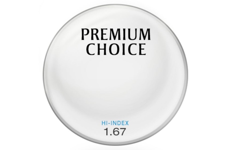 Lenses Premium Choice | Premium Choice Hi-Index Plastic 1.67 Lenses