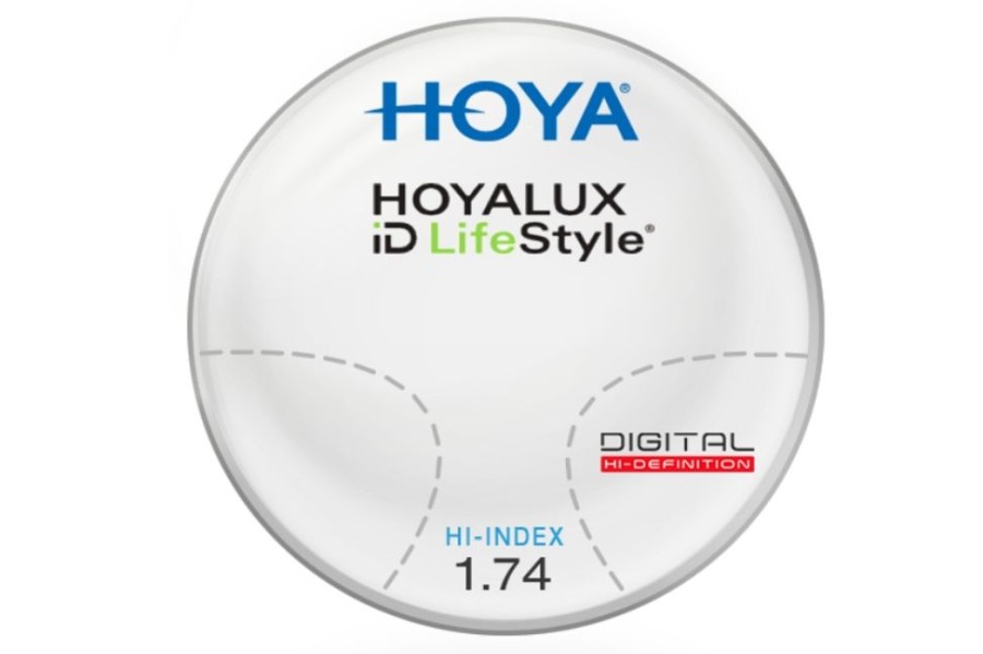 Lenses Hoya | Hoya Hoyalux Id Lifestyle 3 - Hi-Index 1.74 - Progressive Lenses