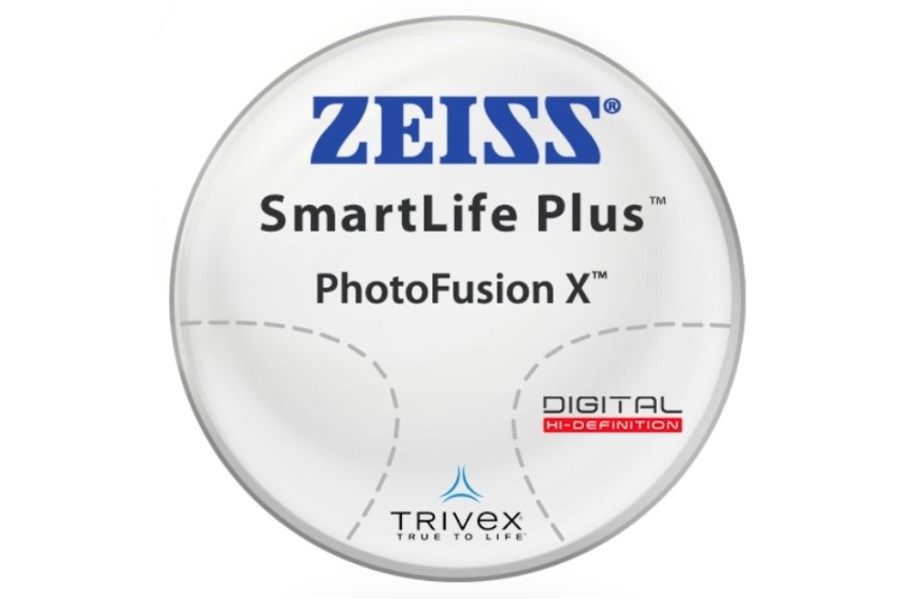 Lenses ZEISS | Zeiss Zeiss Smartlife Plus - Photofusion X - Trivex - Progressive Lenses