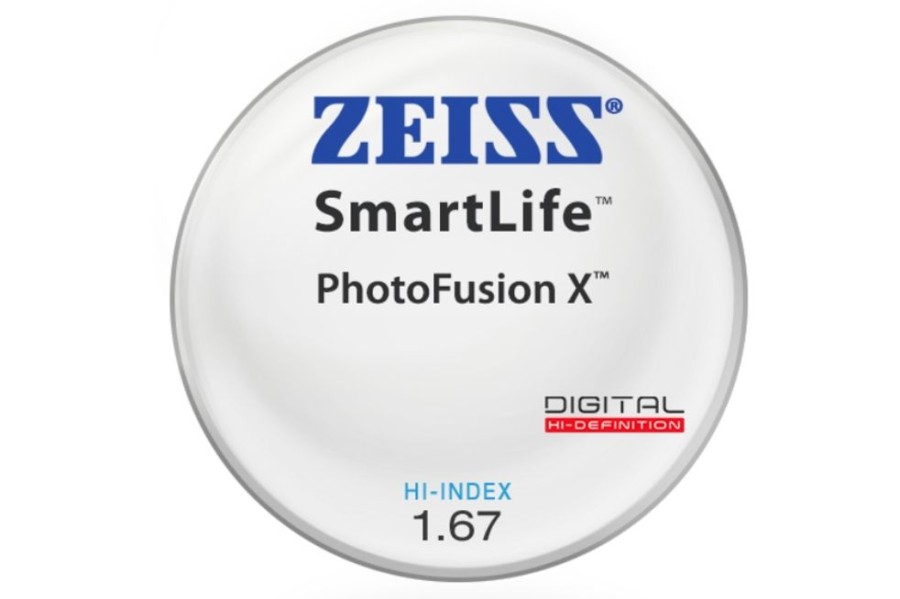 Lenses ZEISS | Zeiss Zeiss® Smartlife - Photofusion X® - Hi-Index 1.67 Lenses