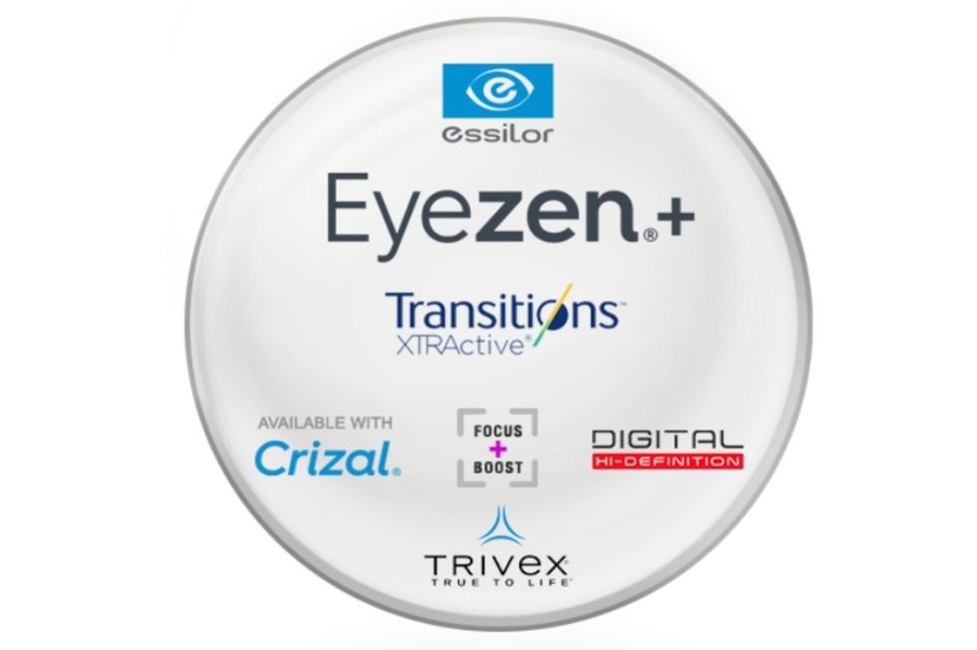 Lenses Essilor | Essilor Essilor Eyezen - Transitions Xtractive® ( ) - Trivex - Single Vision Lenses