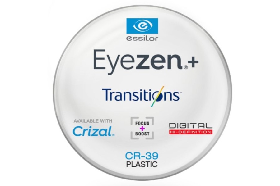 Lenses Essilor | Essilor Essilor Eyezen - Transitions Signature® Style Colors - Cr-39 Plastic - Single Vision Lenses