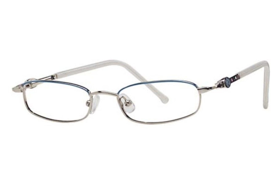 Eyeglasses Kool Kids | Kool Kids 0280 Eyeglasses Silver Blue ⋆ Gnardshop