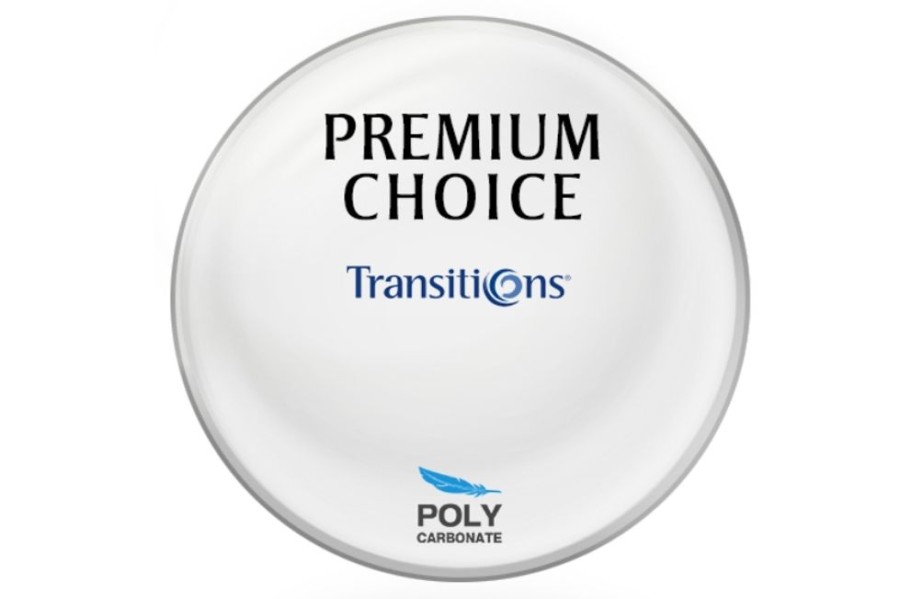 Lenses Premium Choice | Premium Choice Transitions® Signature 8 - Polycarbonate [ ] Lenses Gray