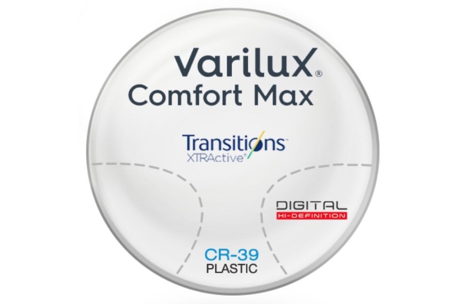 Lenses Varilux | Varilux Varilux Comfort® Max - Transitions Xtractive® - Cr-39 Plastic - Progressive Lenses