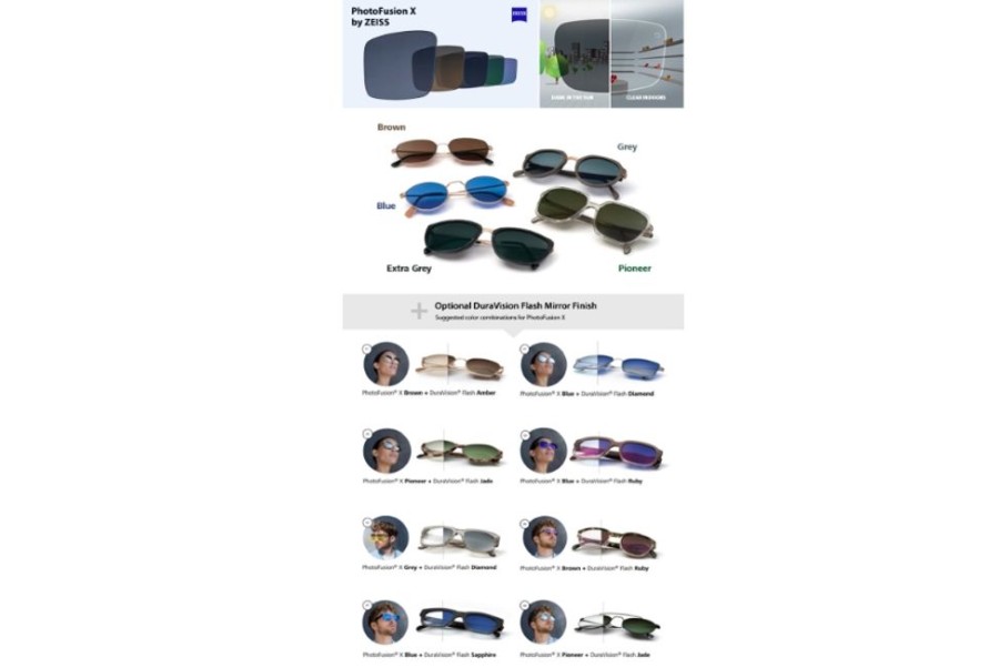 Lenses ZEISS | Zeiss Zeiss Drivesafe With Drivesafe Anti-Glare - Photofusion X - Trivex - Progressive Lenses