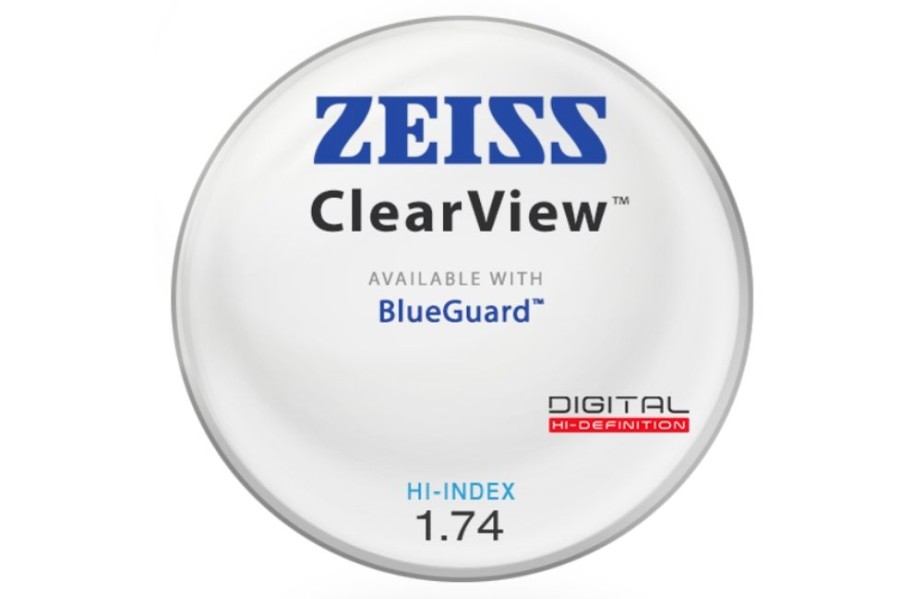 Lenses ZEISS | Zeiss Zeiss Clearview - Hi-Index 1.74 - Single Vision Lenses