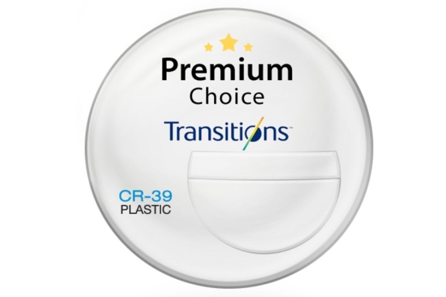 Lenses Premium Choice | Premium Choice Transitions® Signature 8 - Plastic Cr-39 - 7X28 Tri-Focal Lenses