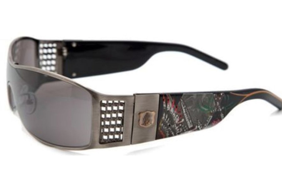 Sunglasses Christian Audigier | Christian Audigier Cas402 Switch Wing Sunglasses Brown W/ Lenses - (/Brown)