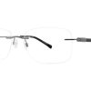 Eyeglasses Invincilites | Invincilites Sigma Shape 202 Eyeglasses 058 Gunmeta