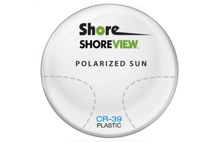 Lenses Shore Lens | Shore Lens Shoreview Polarized [ ] Plastic Cr-39 Progressive Lenses Gray