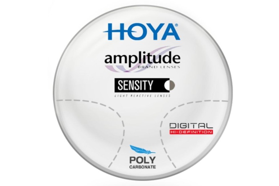 Lenses Hoya | Hoya Hoya® Amplitude Bks Sensity® - Polycarbonate Progressive Lenses