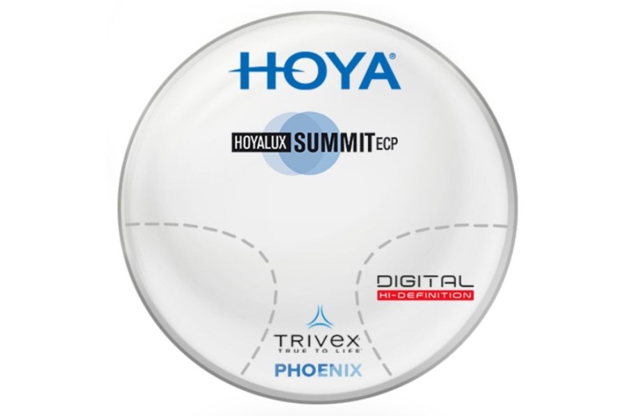 Lenses Hoya | Hoya Hoyalux Summit Ecp Bks - Phoenix® Trivex - Progressive Lenses