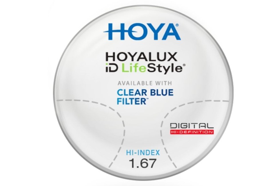 Lenses Hoya | Hoya Hoyalux Id Lifestyle 3 - Hi-Index 1.67 - Progressive Lenses