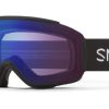 Goggles Smith Optics | Smith Optics Sequence Otg Low Bridge Fit Goggles 02Qj-4G Black / Chromapop Photochromic Rose Flash