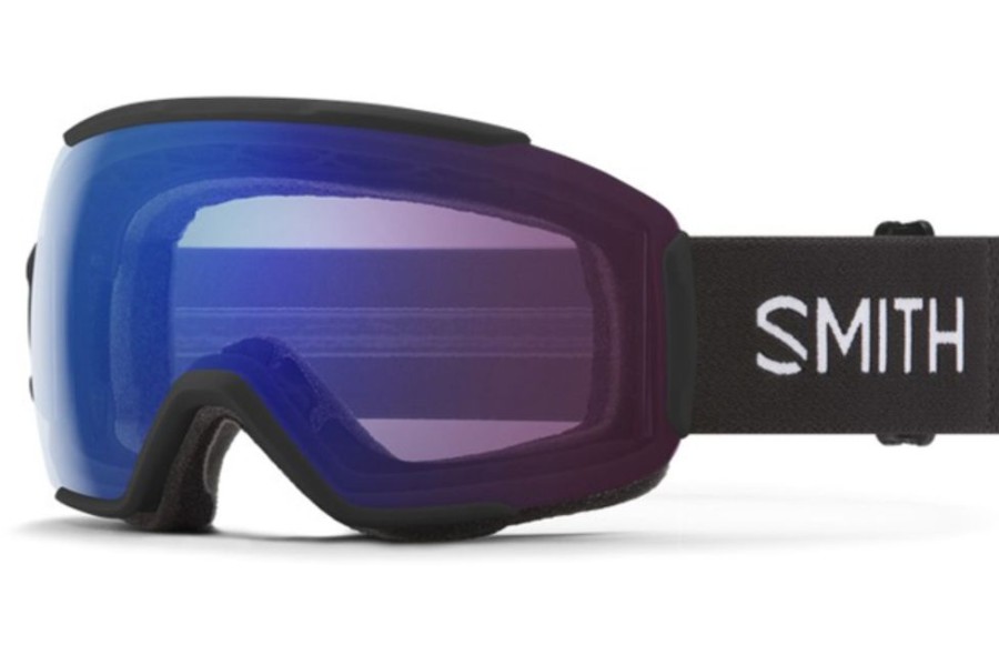 Goggles Smith Optics | Smith Optics Sequence Otg Low Bridge Fit Goggles 02Qj-4G Black / Chromapop Photochromic Rose Flash