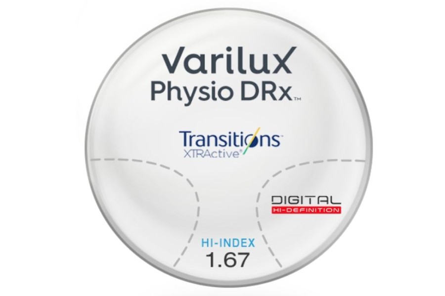 Lenses Varilux | Varilux Varilux Physio® Drx - Transitions Xtractive® - Hi-Index 1.67 - Progressive Lenses