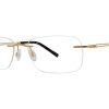 Eyeglasses Invincilites | Invincilites Invincilites Zeta 112 Eyeglasses 057 Gold