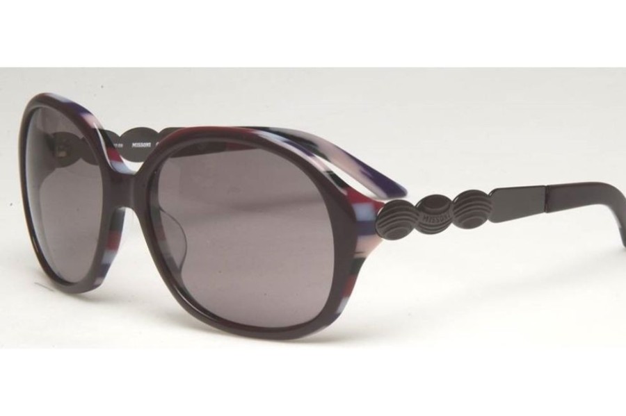 Sunglasses Missoni | Missoni Mi 639 Sunglasses (01) Black/Shiny Palladium