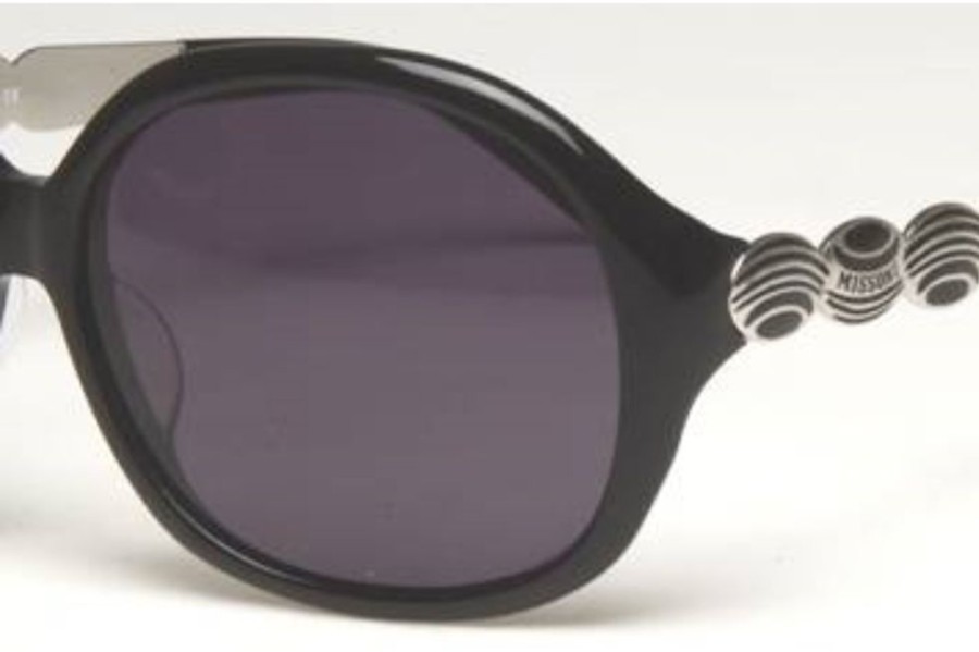 Sunglasses Missoni | Missoni Mi 639 Sunglasses (01) Black/Shiny Palladium