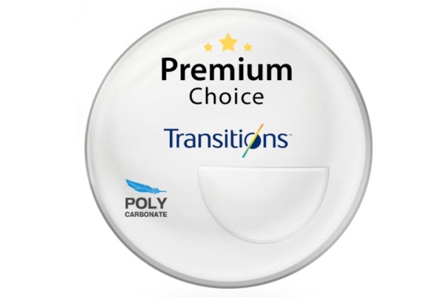 Lenses Premium Choice | Premium Choice Transitions® - Polycarbonate - Bi-Focal Ft-28 Lenses