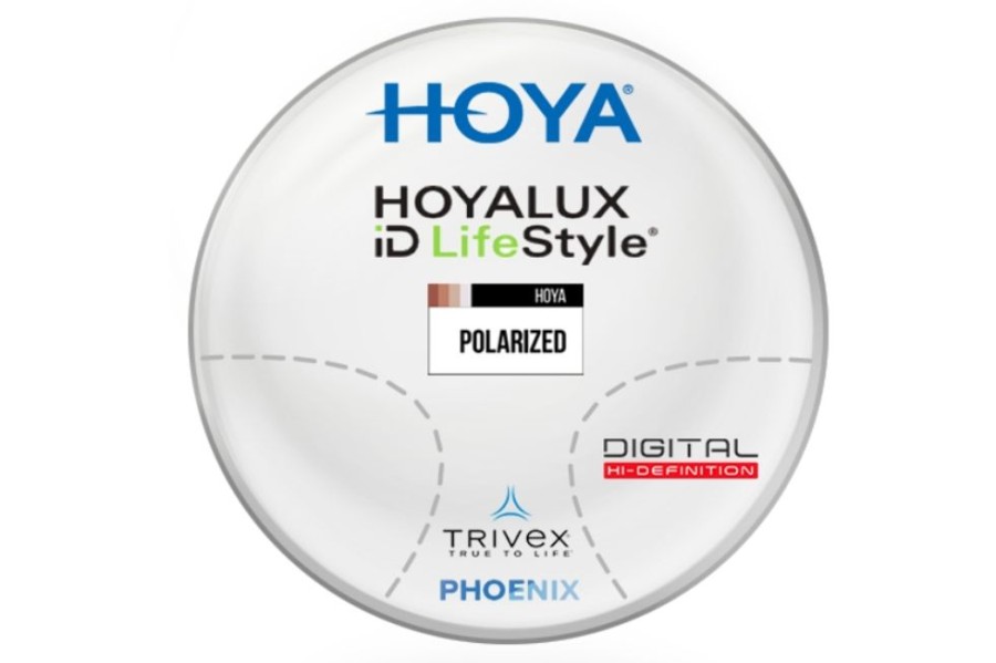 Lenses Hoya | Hoya Hoyalux Id Lifestyle 3 - Polarized - Phoenix® Trivex - Progressive Lenses