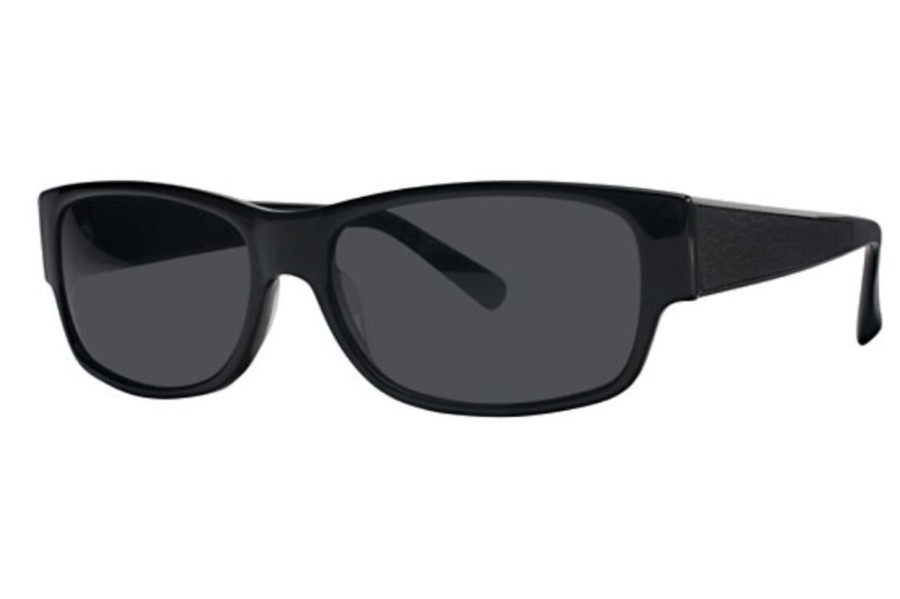 Sunglasses Cole Haan | Cole Haan Ch672 Sunglasses Black W/Smoke Solid Lenses