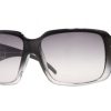 Sunglasses Donna Karan | Donna Karan Dk 1061B Sunglasses 331511 Black Gradient/Crystal Gradient