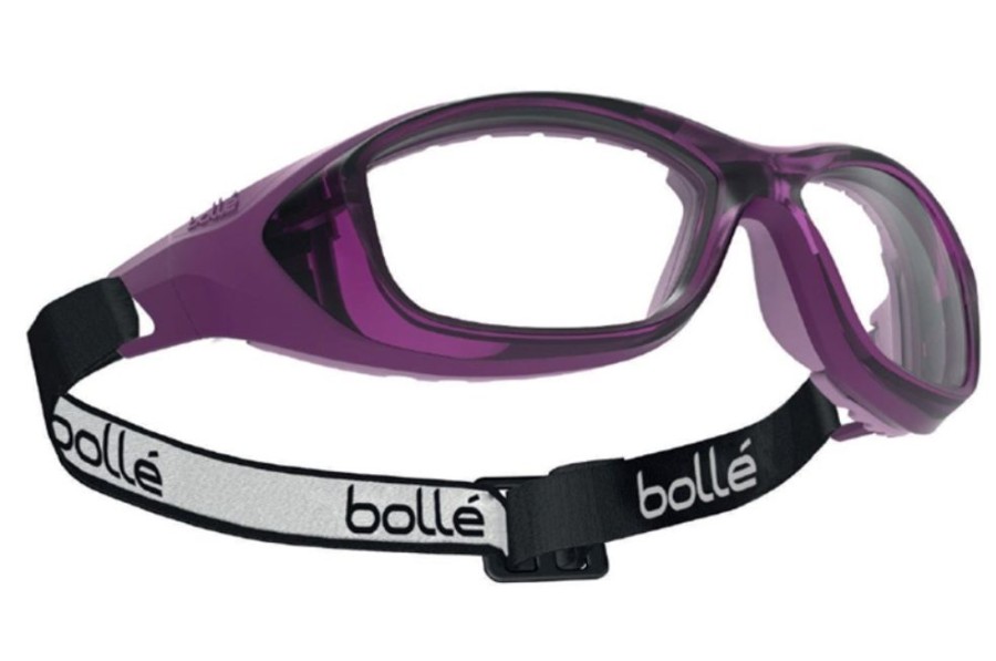 Goggles Bolle | Bolle Swag Strap Goggles 12386 Purple Strap/Clear Pc Platinum