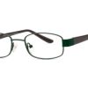 Eyeglasses Clariti Smart | Clariti Smart S7254K Eyeglasses Matte Dark Green