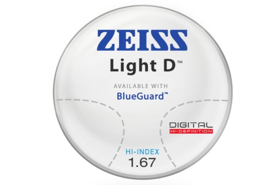 Lenses ZEISS | Zeiss Zeiss Light D Digital 1.67 Hi-Index Progressive Lenses