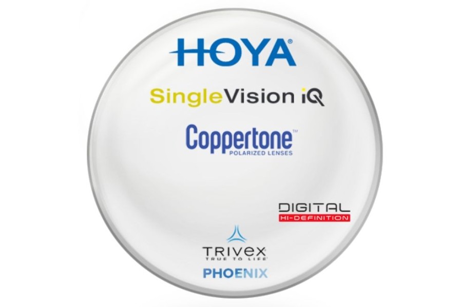 Lenses Hoya | Hoya Hoya Single Vision Iq - Coppertone® Polarized - Phoenix® Trivex - Single Vision Lenses