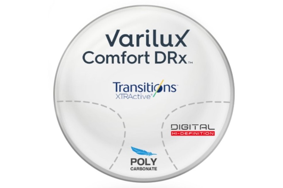 Lenses Varilux | Varilux Varilux Comfort® Drx - Transitions Xtractive® - Polycarbonate - Progressive Lenses