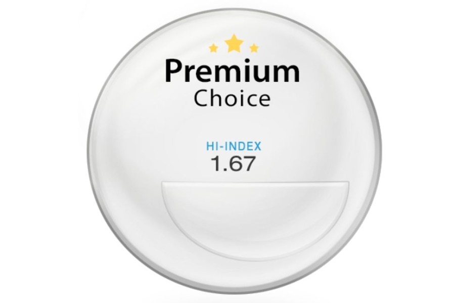 Lenses Premium Choice | Premium Choice Hi-Index 1.67 Bi-Focal Ft-35 Lenses