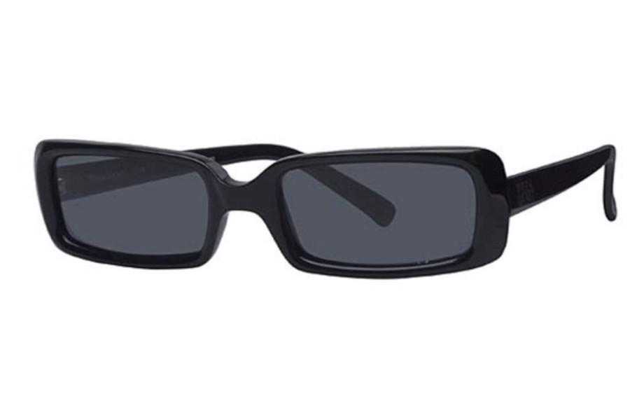 Sunglasses Vera Wang | Vera Wang Meteor/Polarized Sunglasses Black W/Grey Polarized Lenses - (Bk/)